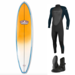 Imagem de 1 dia de aluguer equipamento completo  (Prancha, Fato, Botas)